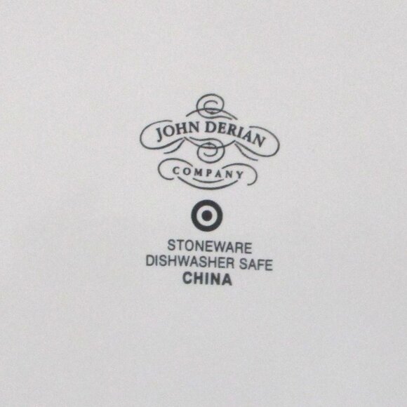 John Derian Target Stoneware Oval Turkey Platter 18" Floral Thanksgiving Decor P - Picture 3 of 6